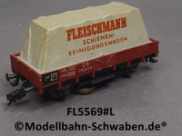 Fleischmann 5569 H0 Schienenreinigungswagen, BN 461024X05, DB