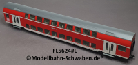 Fleischmann 5624 H0 Doppelstockwagen, 1./2.-Kl.Bel. DABz 756. BN 50 80 36-35 076-9, DB