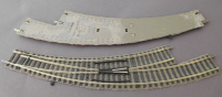 Fleischmann 6174 Bogenweiche links, Handbetrieb, Gebraucht