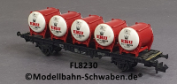 Fleischmann 8230 N Behältertragwagen EKU, Lbs 598, DB
