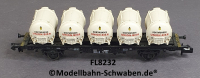 Fleischmann 8232 N Behältertragwagen Dortmunder Union, Lbs 598, DB