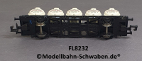 Fleischmann 8232 N Behältertragwagen Dortmunder Union, Lbs 598, DB