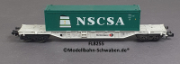 Fleischmann 8255 N Containertragwagen, NSCSA, Kombiwaggon