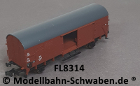 Fleischmann 8314 N Gedeckter Güterwagen Gl 11, Schiebetüren, BN 190 827, DB