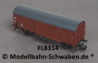Fleischmann 8314 N Gedeckter Güterwagen Gl 11, Schiebetüren, BN 190 827, DB