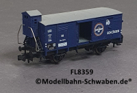 Fleischmann 8359 N Gedeckter Güterwagen G10, Brauerei Schlösser, DB