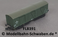 Fleischmann 8391 N Bahndienst- / Werkstattwagen, US-Bauart, Nürnberg 8507, DB,