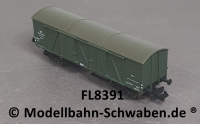 Fleischmann 8391 N Bahndienst- / Werkstattwagen, US-Bauart, Nürnberg 8507, DB,