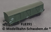 Fleischmann 8391 N Bahndienst- / Werkstattwagen, US-Bauart, Nürnberg 8507, DB,