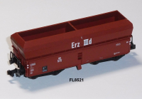 Fleischmann 8521 N Selbstentladewagen, ErzIIId, DB, OVP