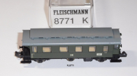 Fleischmann 8771 N Personenwagen, 3-achs., 2. Kl, B3ip, DR, OVP