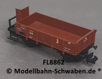 Fleischmann 8862 N Offener Güterwagen m.Brh., Omk, BN 50 381, Bad.St.B.
