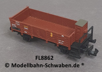 Fleischmann 8862 N Offener Güterwagen m.Brh., Omk, BN 50 381, Bad.St.B.