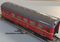Fleischmann 411 Spur 0, Speisewagen 4-achsig, DSG, rot