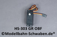 Hitec Standard Servo HS-303 GR Graupner/Hitec Anschluss, ohne Befestigungsmaterial