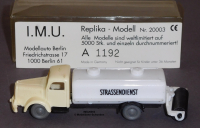IMU 20003 H0 LKW Mercedes Benz L 5000 Sprengwagen, Strassendienst, limitiert, OVP