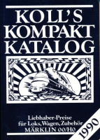 Kolls Kompakt Preiskatalog Märklin 00/H0 von 1990