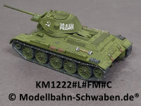 KoMo Minitank 1222 H0 Mittlerer Panzer T34/76, farblich modifiziert, Fertigmodell