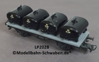 Liliput 202B H0 Behältertragwagen, 10 001, NS