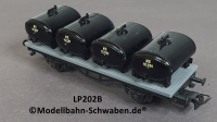 Liliput 202B H0 Behältertragwagen, 10 001, NS
