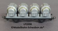 Liliput 209B H0 Behältertragwagen, Von Haus zu Haus, ÖBB, OVP