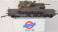 Liliput 21200 H0 Schwerlastwagen Sa bel. m.Panzer, DB, OVP,