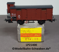 Liliput 21400 H0 Gedeckter Güterwagen m.Bremserhaus, BN 113214, DB, OVP