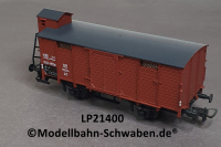 Liliput 21400 H0 Gedeckter Güterwagen m.Bremserhaus, BN 113214, DB, OVP