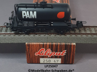 Liliput 25047 H0 Kesselwagen PAM, NS, OVP, TrixExpress