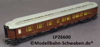 Liliput 26600 H0 Schlafwagen, BN 1660 A, braun, CIWL