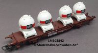 Lima 302842 H0 Silo Behälter Tragwagen, DB, OVP