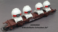 Lima 302842 H0 Silo Behälter Tragwagen, DB, OVP