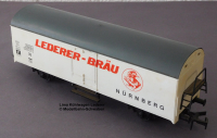 Lima Spur 0, Kühlwagen Lederer-Bräu Nürnberg, DB, Länge 255