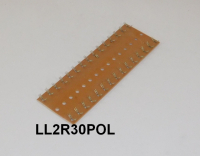 Lötleiste zweireihig, 30 polig (2x15) (L x B x H) 128 x 38 x 1.6 mm