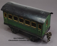 Märklin 17190 Spur 0, Blech Personenwagen 2./3. Kl., Grün