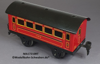 Märklin 17210 Spur 0, Blech Personenwagen 2. Kl., rot