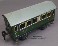 Märklin 17230 Spur 0, Blech Personenwagen 2./3. Kl., Grün, 145 mm