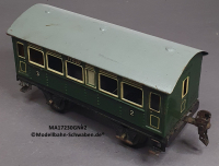 Märklin 17230 Spur 0, Blech Personenwagen 2./3. Kl., Grün, 145 mm