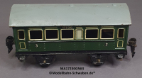 Märklin 17230 Spur 0, Blech Personenwagen 2./3. Kl., Grün, 145 mm