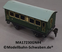 Märklin 17230 Spur 0, Blech Personenwagen 2./3. Kl., Grün, 145 mm