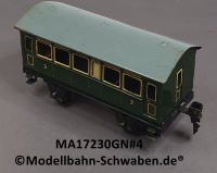 Märklin 17230 Spur 0, Blech Personenwagen 2./3. Kl., Grün, 145 mm