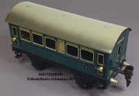 Märklin 17250 Spur 0, Blech Personenwagen 2./3. Kl., Blau, 165 mm