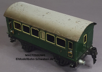 Märklin 17250 Spur 0, Blech Personenwagen 2./3. Kl., grün, 165 mm