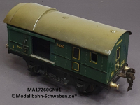 Märklin 17260 Spur 0, Blech Gepäckwagen, grün, 165 mm