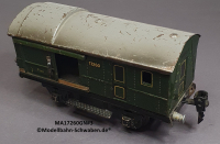 Märklin 17260 Spur 0, Blech Gepäckwagen, grün, 165 mm