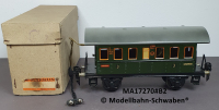 Märklin 17270B Spur 0, Blech Personenwagen 3. Kl., Donnerbüchse, grün, Beleuchtung, DRG, OVP