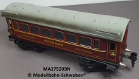 Märklin 17520 Spur 0, Blech, Speisewagen MITROPA, 4-achsig, braun, OVP