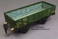 Märklin 17610 Spur 0, Blech Offener Güterwagen, grün, Länge 165 mm
