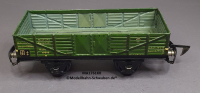 Märklin 1761K0 Spur 0, Blech Offener Güterwagen,autom.Kupplung, grün, Länge 165 mm