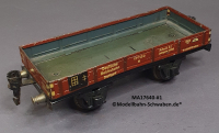 Märklin 1764 Spur 0, Niederbordwagen, ab ca. 1931